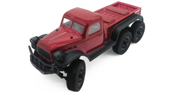 Panda Hobby Tetra K1 6x6 Trail Truck RTR - Maroon