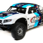 Losi 5IVE-T 2.0 V2 1/5 Bind-N-Drive 4WD Short Course Truck - Grey/Blue/White