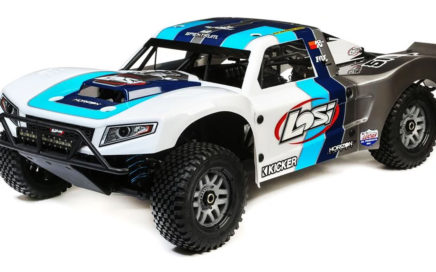 Losi 5IVE-T 2.0 V2 1/5 Bind-N-Drive 4WD Short Course Truck - Grey/Blue/White