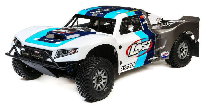 Losi 5IVE-T 2.0 V2 1/5 Bind-N-Drive 4WD Short Course Truck - Grey/Blue/White