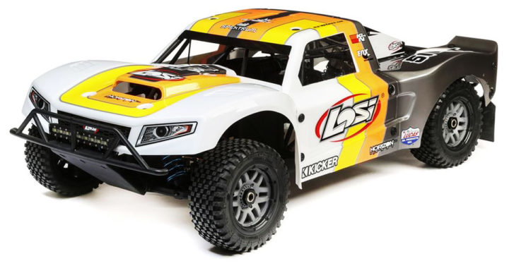 Losi 5IVE-T 2.0 V2 1/5 Bind-N-Drive 4WD Short Course Truck - Grey/Orange/White