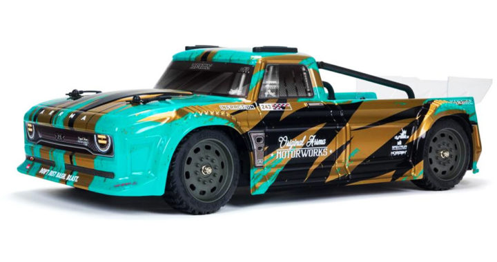 ARRMA Infraction V3 Resto-Mod Street Bash Truck - Teal/Bronze