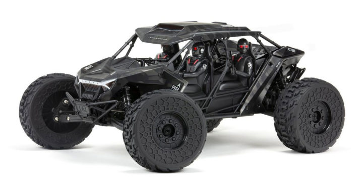 ARRMA Fireteam 6S BLX 4WD Speed Assault Vehicle - Black Camo