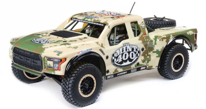 Losi Baja Rey Ford Raptor Desert Truck RTR Mini 400 Edition