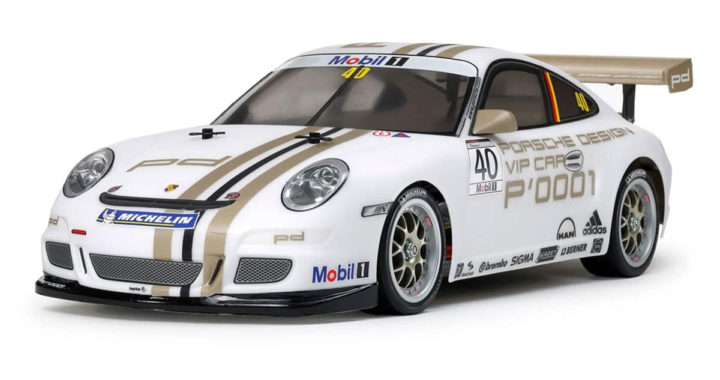 Tamiya Porsche 911 GT3 Cup VIP 2008 TT-01E Touring Car