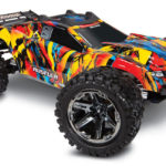 Traxxas Rustler 4x4 VXL Brushless Stadium Truck RTR - Solar Flare