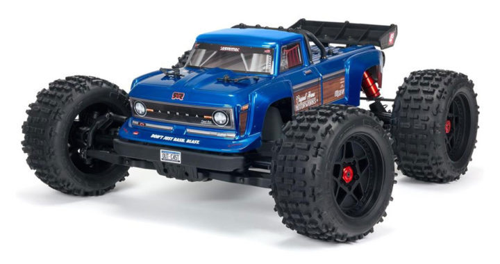 ARRMA Outcast 4S V2 BLX Stunt Truck - Blue