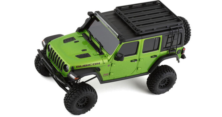 Kyosho MX-01 Mini-Z 4×4 Jeep Wrangler Rubicon Ready Set – Green