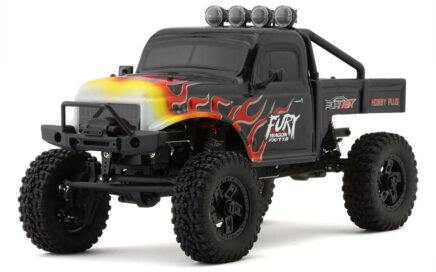 Furitek FX118 Fury Wagon Rock Crawler - Black w/Flames