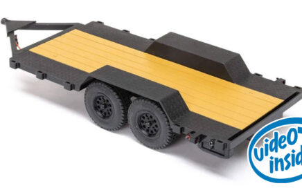 Axial SCX24 Flat Bed Vehicle Trailer