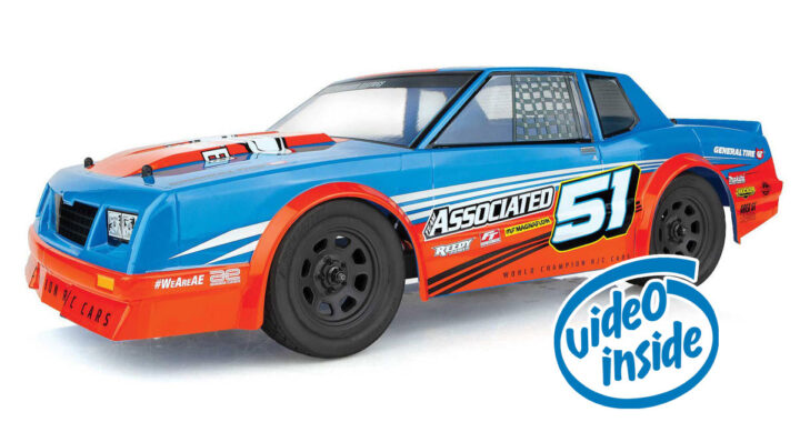 Team Associated SR10M Dirt Oval Car - Blue