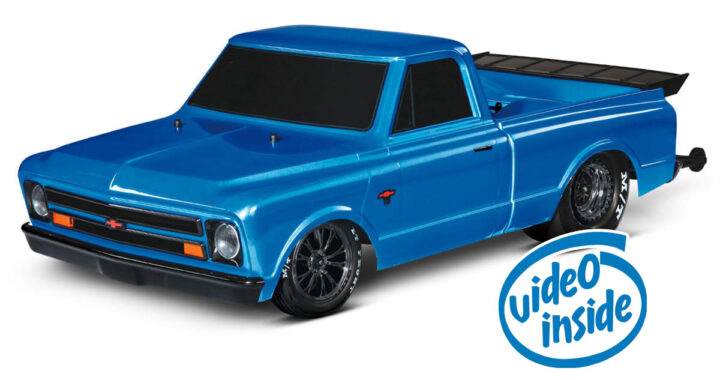 Traxxas Drag Slash HD 1967 Chevrolet C10 No Prep - Blue