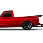 Traxxas Drag Slash HD 1967 Chevrolet C10 No Prep - Red