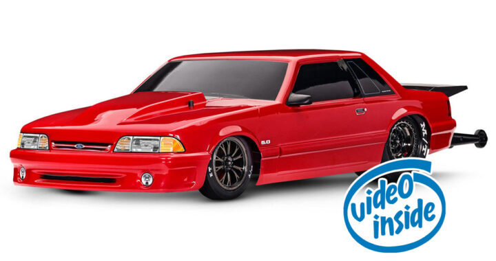 Traxxas Drag Slash HD Ford Mustang 5.0 - Red