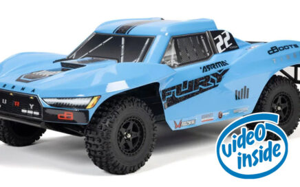 ARRMA Fury 2WD MEGA 550 Brushed Short Course Truck - Blue