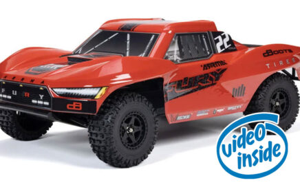 ARRMA Fury 2WD MEGA 550 Brushed Short Course Truck - Red