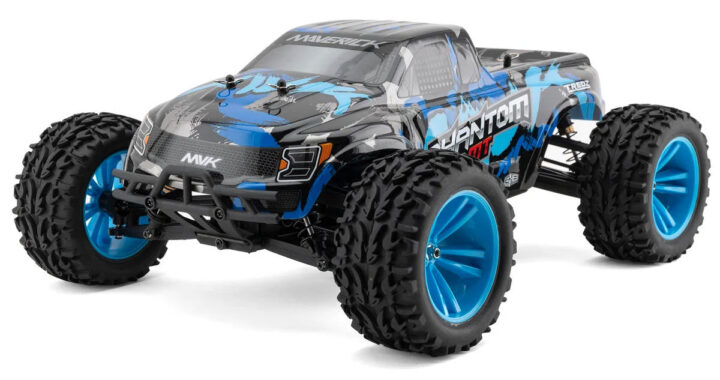 Maverick Phantom Brushed Monster Truck - Blue