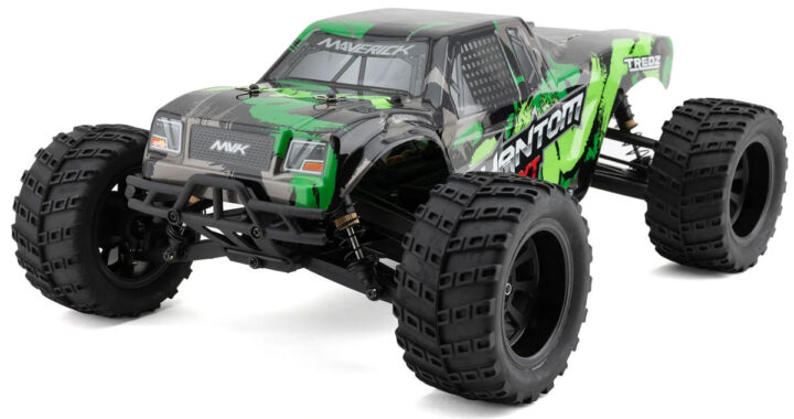 Maverick Phantom XT Brushed Monster Truck - Green