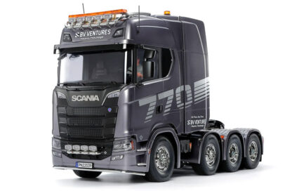 Tamiya Scania 770 S 8x4/4 Semi Truck Kit - Gunmetal Edition