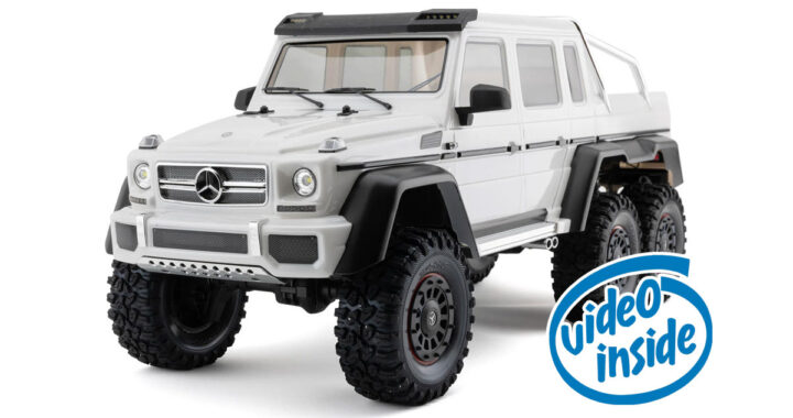 Traxxas TRX-6 6x6 Mercedes-Benz G 63 AMG Trail Truck - White