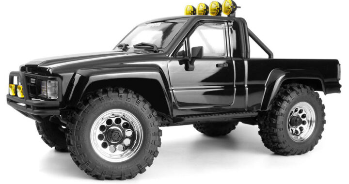 HPI Venture18 Brushed 1985 Toyota Hilux SR5 Trail Truck – Black