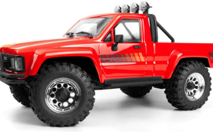 HPI Venture18 Brushed 1985 Toyota Hilux SR5 Trail Truck – Red