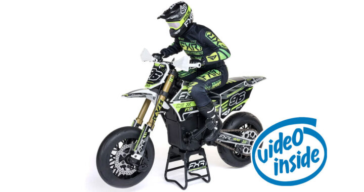 Losi Promoto-SM FXR Supermoto RTR Motorcycle - Black