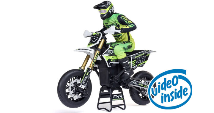 Losi Promoto-SM FXR Supermoto RTR Motorcycle - Green