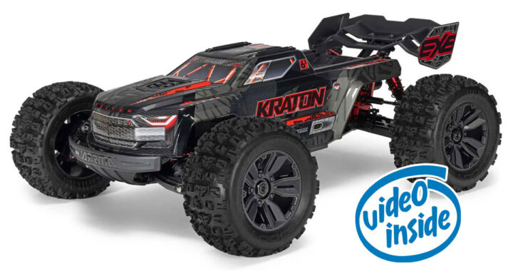 Arrma Kraton 6S EXB BLX Brushless Speed Truck - Black