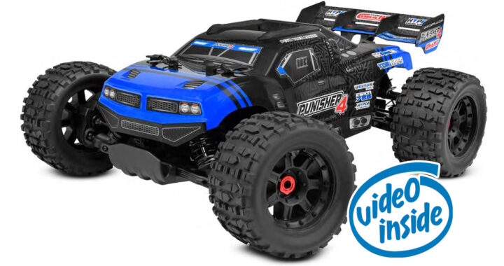 Corally Punisher 4S Monster Truck RTR - Blue