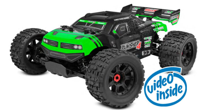 Corally Punisher 4S Monster Truck RTR - Green